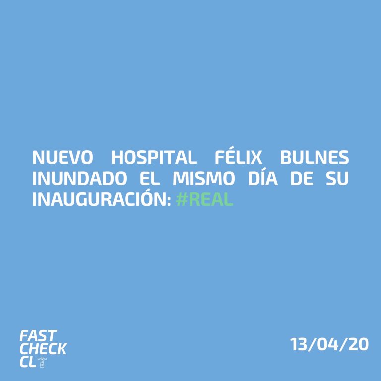 Lee más sobre el artículo Nuevo Hospital Félix Bulnes inundado el mismo día de su inauguración: #Real