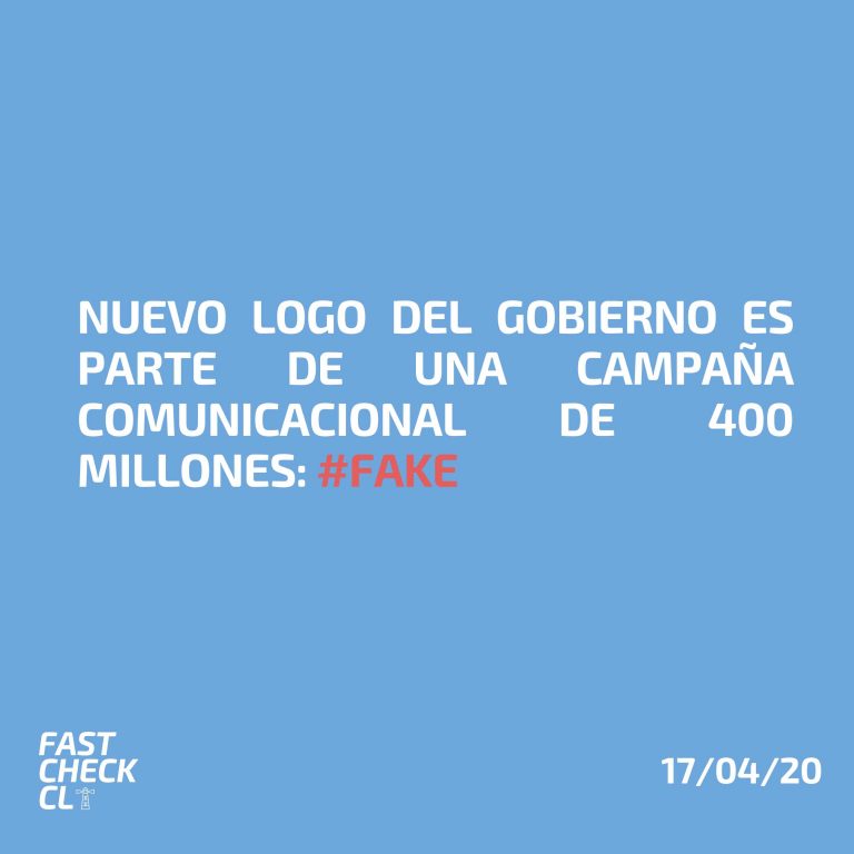 Lee más sobre el artículo Nuevo logo del Gobierno es parte de una campaña comunicacional de 400 millones: #Fake