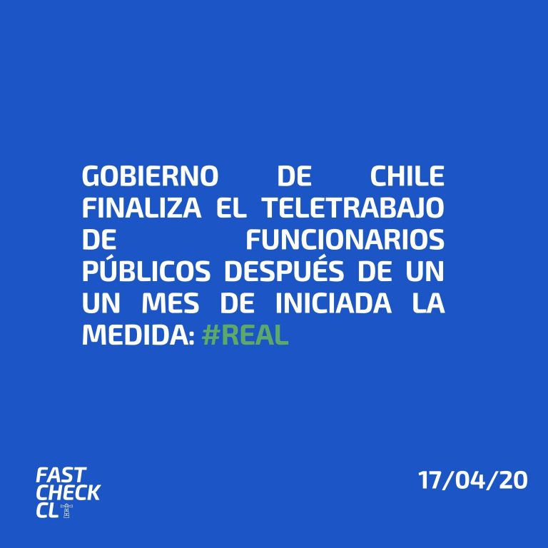 Lee más sobre el artículo Gobierno de Chile finaliza el teletrabajo de funcionarios públicos después de un un mes de iniciada la medida: #Real