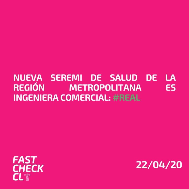 Lee más sobre el artículo Nueva Seremi de Salud de la Región Metropolitana es Ingeniera Comercial: #Real