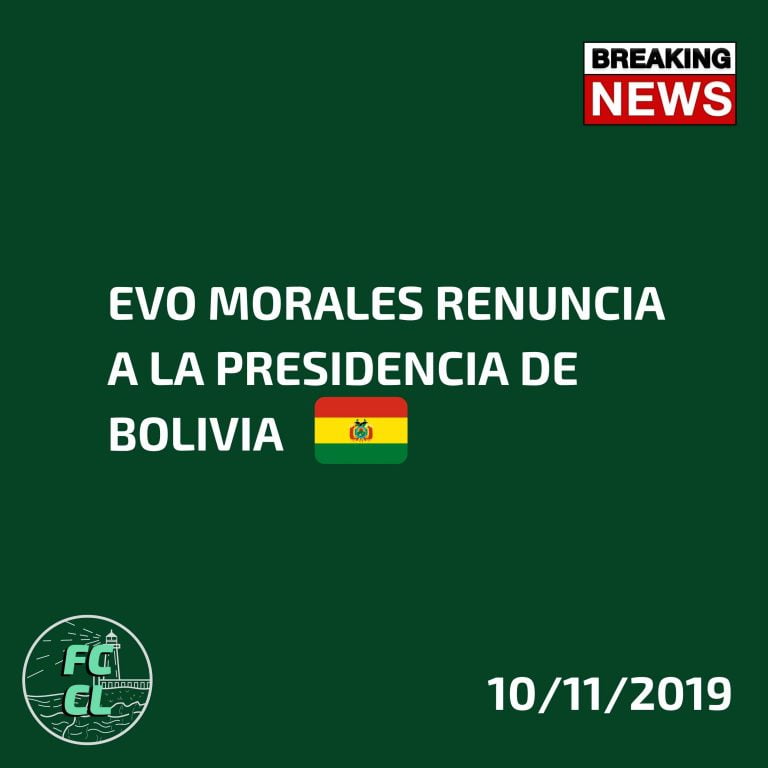 Lee más sobre el artículo Evo Morales renuncia a la presidencia de Bolivia