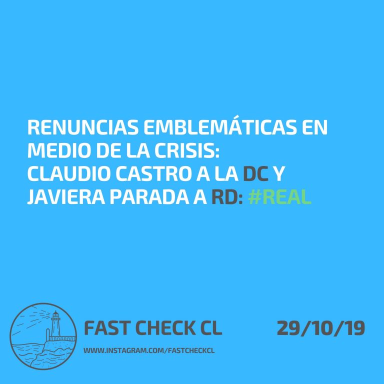 Lee más sobre el artículo Renuncias emblemáticas en medio de la crisis:  Claudio Castro en la DC y Javiera Parada en RD: #Real