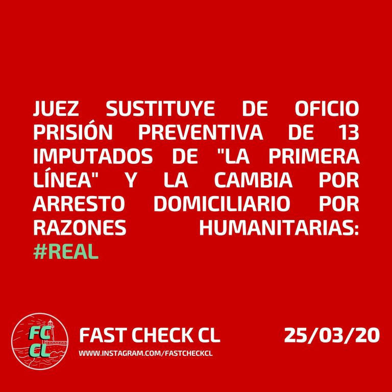Lee más sobre el artículo Juez sustituye de oficio prisión preventiva de 13 imputados de “la Primera Línea” y la cambia por arresto domiciliario por razones humanitarias: #Real