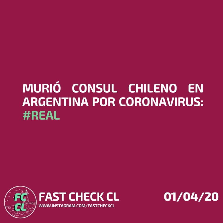 Lee más sobre el artículo Murió consul chileno en argentina por coronavirus: #real