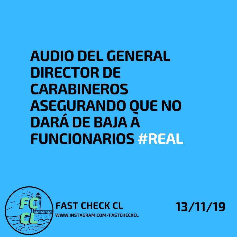 Lee más sobre el artículo Audio del General Director de Carabineros asegurando que no dará de baja a funcionarios #Real