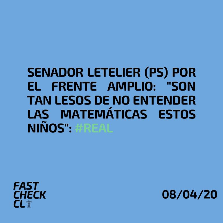 Lee más sobre el artículo Senador Letelier (PS) por el Frente Amplio: “Son tan lesos de no entender las matemáticas estos niños”: #Real