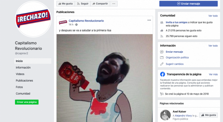 Lee más sobre el artículo Sede de la UDI en Santiago es utilizada por Sebastián Izquierdo (Capitalismo Revolucionario) para fabricar escudos para las marchas: #Real
