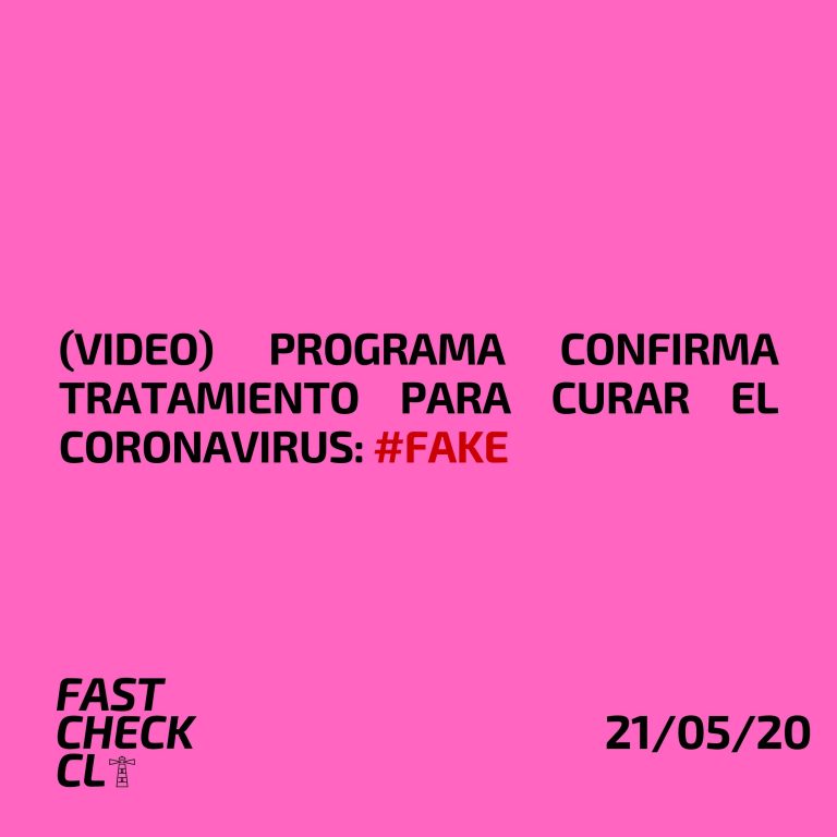Lee más sobre el artículo (Video) Programa confirma tratamiento para curar el Coronavirus: #Fake
