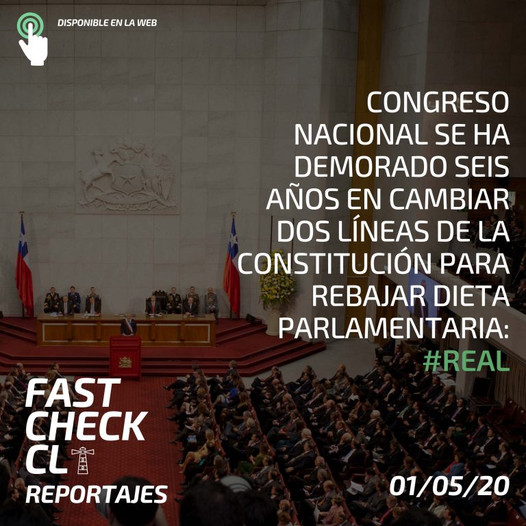 Lee más sobre el artículo Congreso Nacional se ha demorado seis años en cambiar dos líneas de la Constitución para rebajar la dieta parlamentaria: #Real