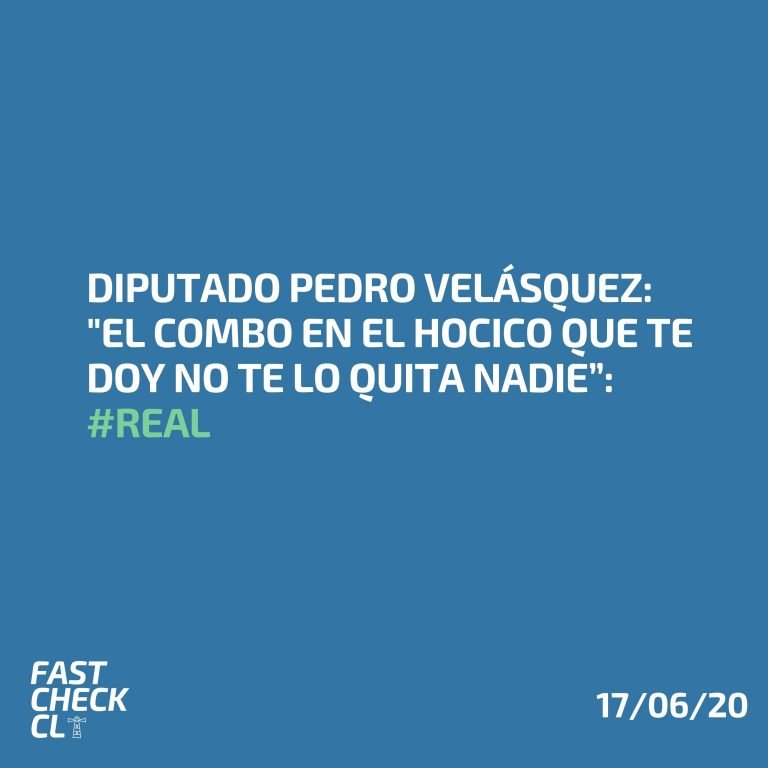 Lee más sobre el artículo Diputado Pedro Velásquez: “El combo en el hocico que te doy no te lo quita nadie”: #Real