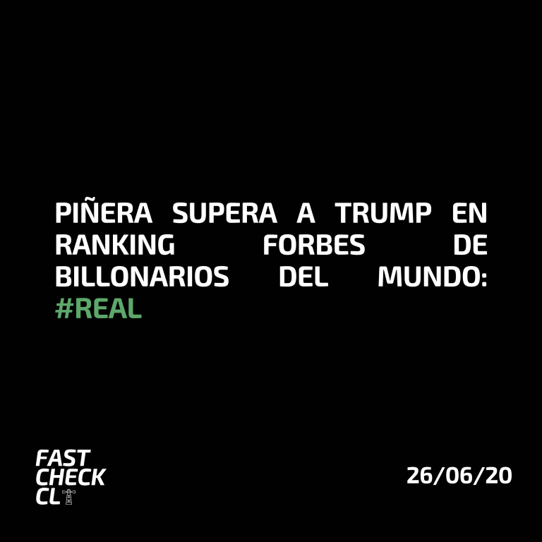 Lee más sobre el artículo Piñera supera a Trump en ranking Forbes de billonarios del mundo: #Real