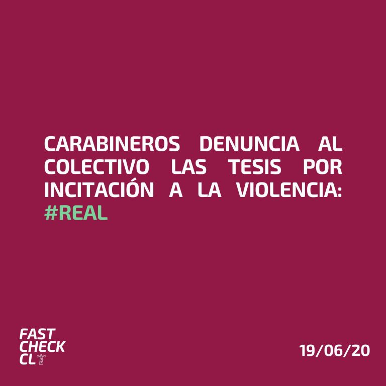 Lee más sobre el artículo Carabineros denuncia al colectivo Las Tesis por incitación a la violencia: #Real