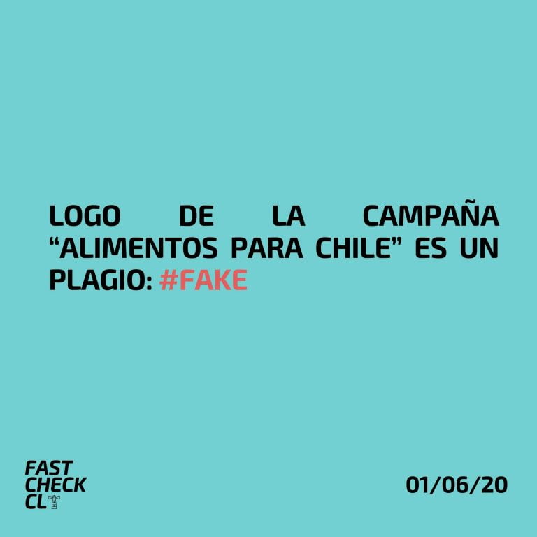 Lee más sobre el artículo Logo de la campaña “Alimentos para Chile” es un plagio: #Fake
