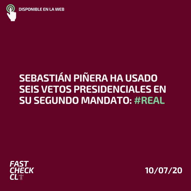 Lee más sobre el artículo Sebastián Piñera ha usado seis vetos presidenciales en su segundo mandato #Real