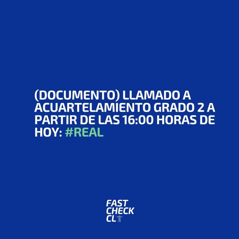 Lee más sobre el artículo (Documento) Llamado a acuartelamiento grado 2 a partir de las 16:00 horas de hoy: #Real