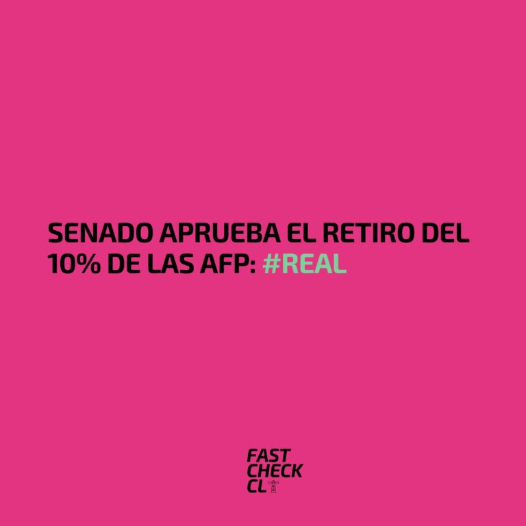Lee más sobre el artículo Senado aprueba el retiro del 10% de las AFP: #Real