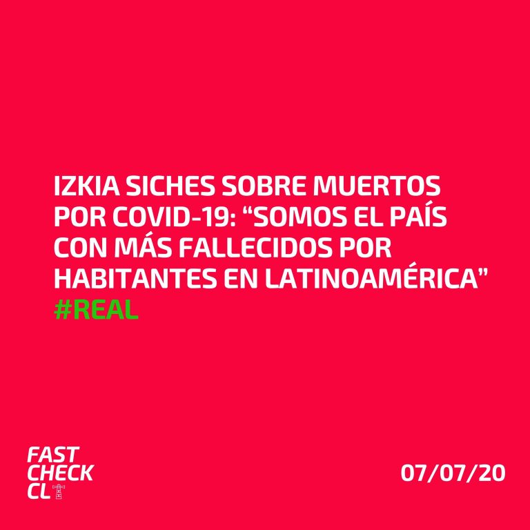 Lee más sobre el artículo Izkia Siches sobre muertos por Covid-19: “Somos el país con más fallecidos por habitantes en Latinoamérica” #Real