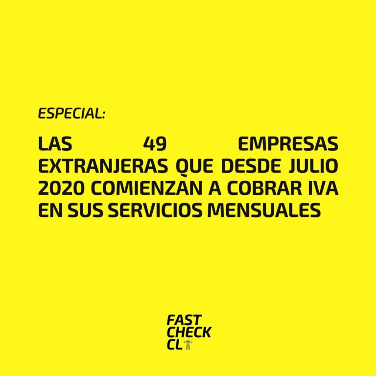 Lee más sobre el artículo Las 49 empresas extranjeras que desde julio 2020 comienzan a cobrar IVA en sus servicios mensuales