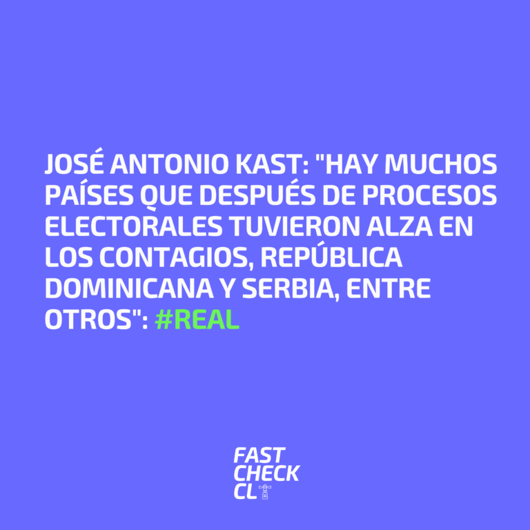 Lee más sobre el artículo José Antonio Kast: “Hay muchos países que después de procesos electorales tuvieron alza en los contagios, República Dominicana y Serbia, entre otros”: #Real