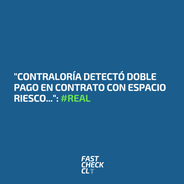 Lee más sobre el artículo “Contraloría detectó doble pago en contrato con Espacio Riesco…”: #Real