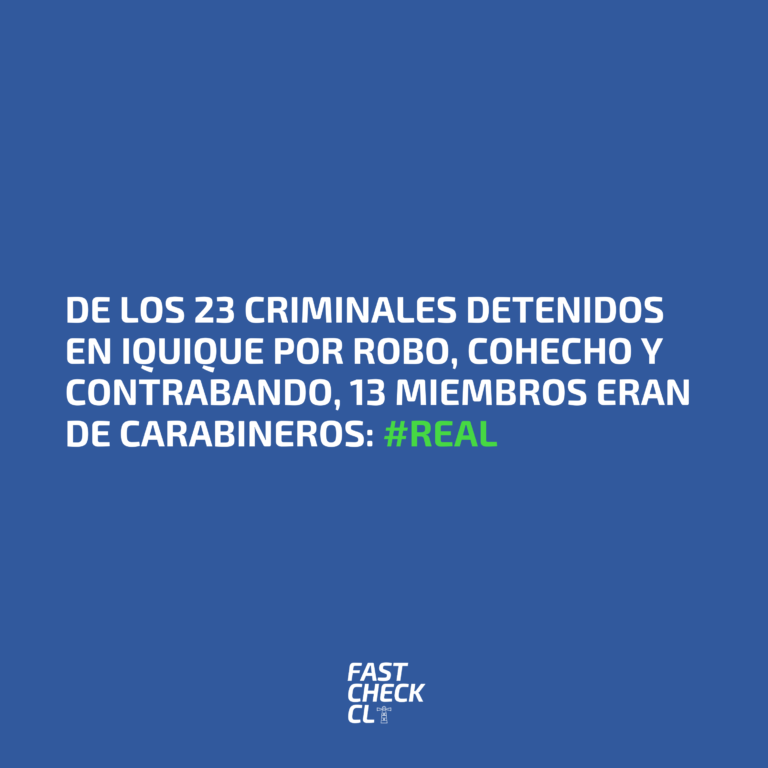 Lee más sobre el artículo De los 23 criminales detenidos en Iquique por robo, cohecho y contrabando, 13 miembros eran de carabineros: #Real