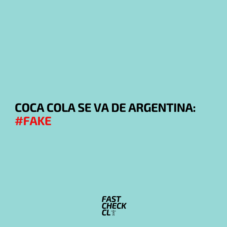 Lee más sobre el artículo Coca Cola se va de Argentina: #Fake