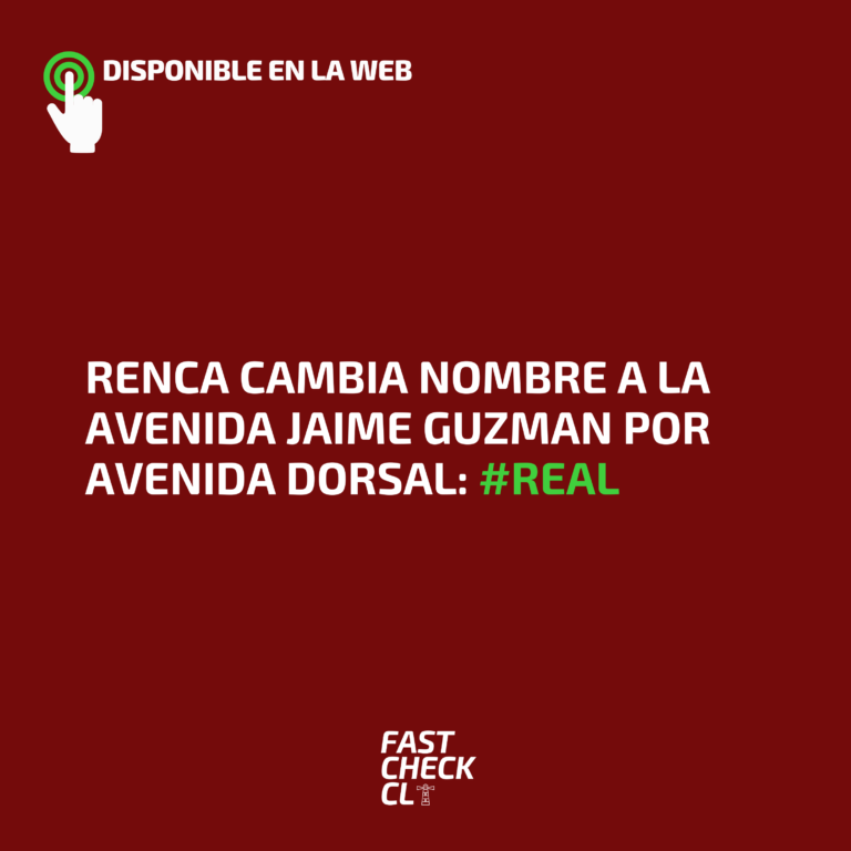 Lee más sobre el artículo Renca cambia nombre a la Avenida Jaime Guzman por Avenida Dorsal: #Real