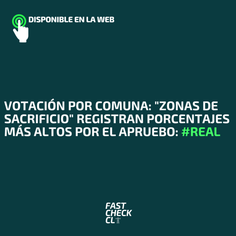 Lee más sobre el artículo Votación por Comuna: “Zonas de Sacrificio” registran porcentajes más altos por el Apruebo: #Real