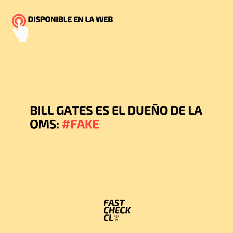 Lee más sobre el artículo Bill Gates es el dueño de la OMS: #Fake