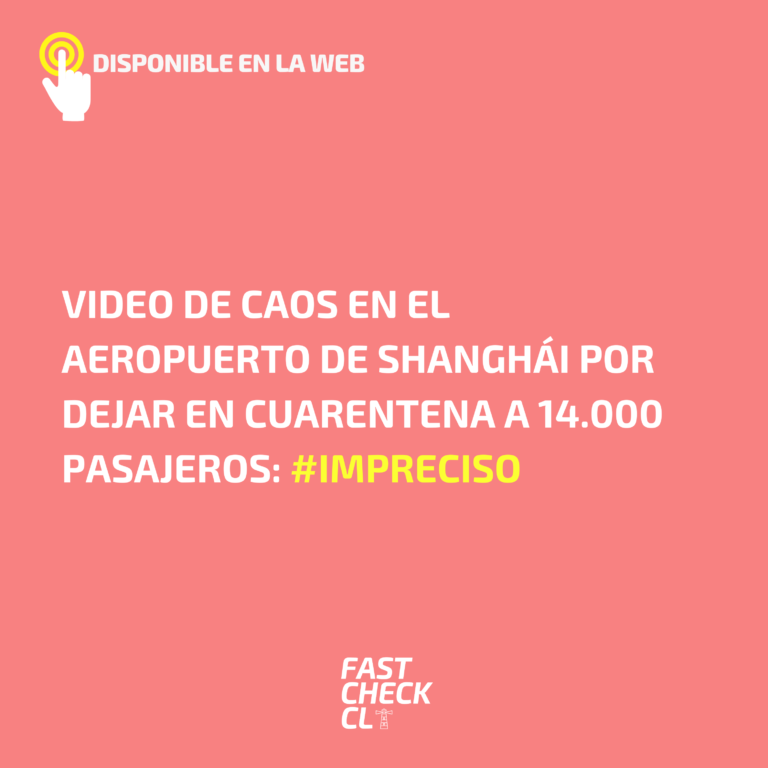 Lee más sobre el artículo Video de caos en el aeropuerto de Shanghái por dejar en cuarentena a 14.000 pasajeros: #Impreciso