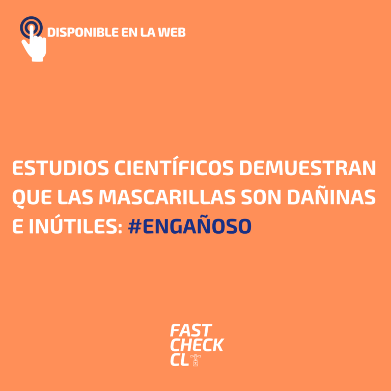 Lee más sobre el artículo Estudios científicos demuestran que las mascarillas son dañinas e inútiles: #Engañoso
