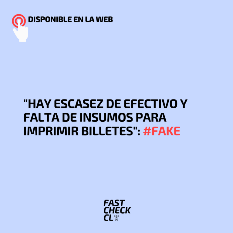 Lee más sobre el artículo “Hay escasez de efectivo y falta de insumos para imprimir billetes”: #Fake