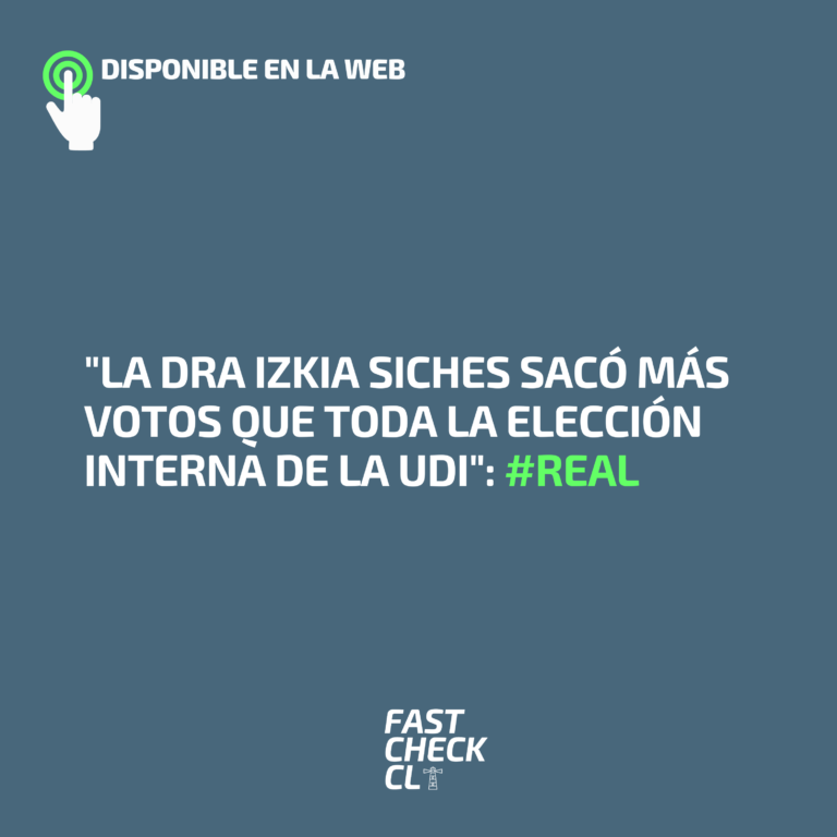 Lee más sobre el artículo “La Dra Izkia Siches sacó más votos que toda la elección interna de la UDI”: #Real