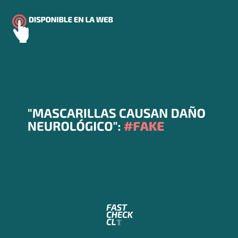 Lee más sobre el artículo “Mascarillas causan daño neurológico”: #Fake