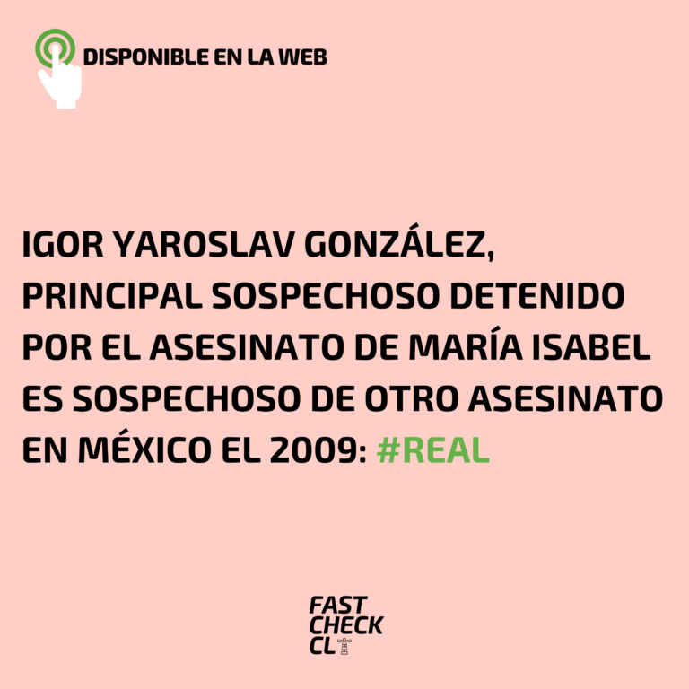 Lee más sobre el artículo Igor Yaroslav González, principal sospechoso detenido por el asesinato de María Isabel es sospechoso de otro asesinato en México el 2009: #Real