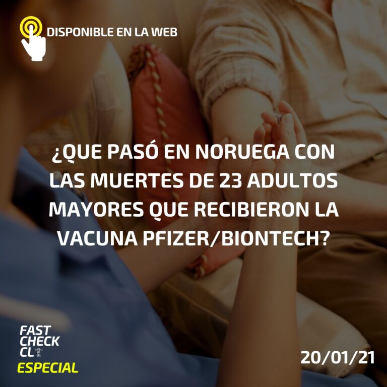 Lee más sobre el artículo ¿Qué pasó en Noruega con las muertes de 23 adultos mayores que recibieron la vacuna Pfizer/BioNTech?