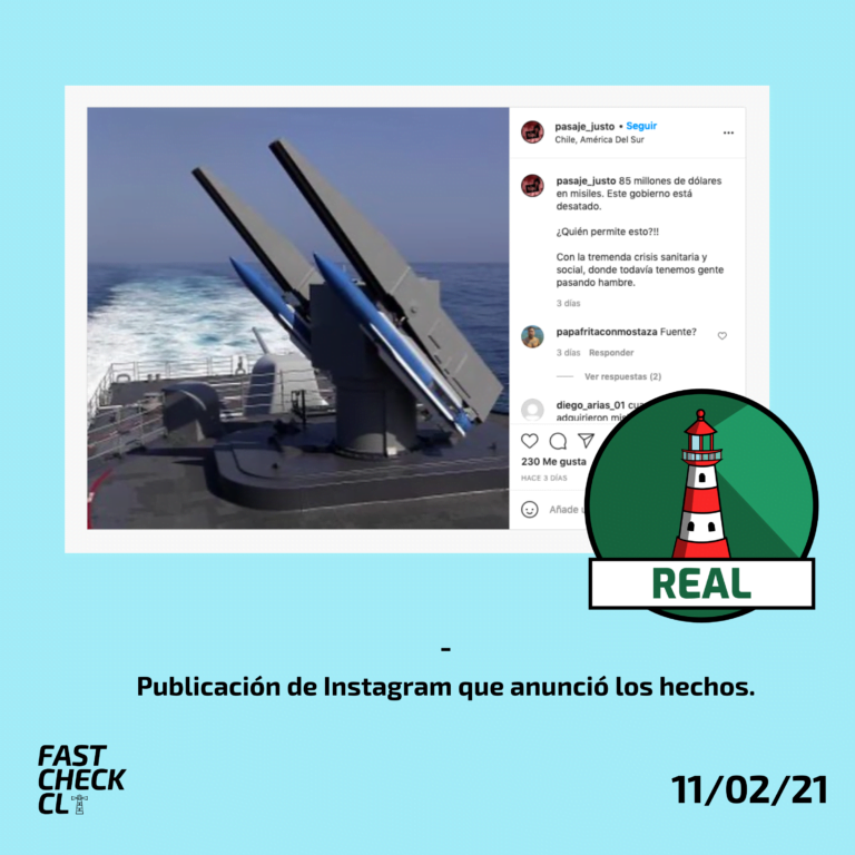 Lee más sobre el artículo Estados Unidos aprobó venta de misiles a Chile en 85 millones de dólares: #Real