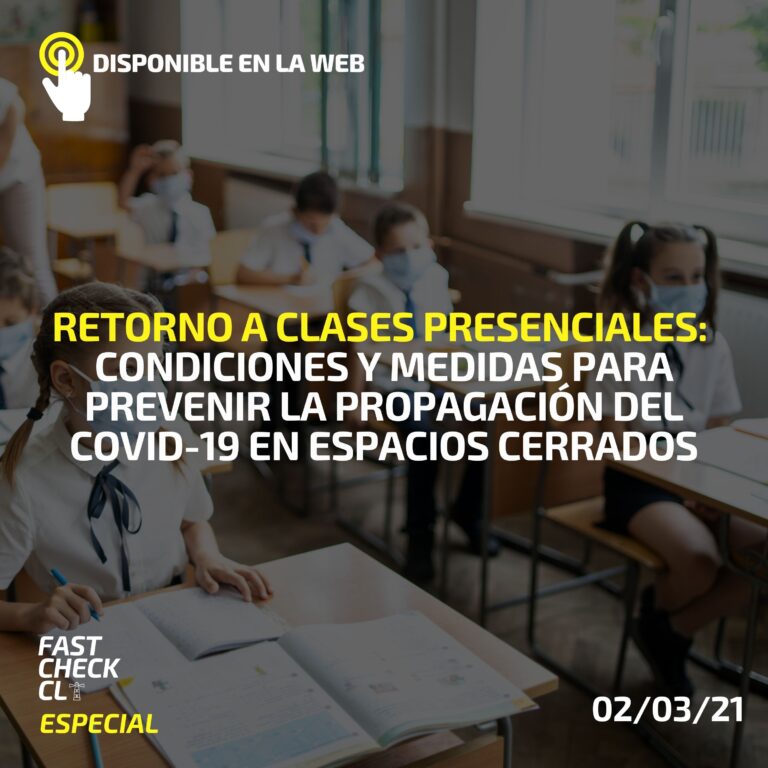 Lee más sobre el artículo Retorno a clases presenciales: condiciones y medidas para prevenir la propagación del Covid-19 en espacios cerrados