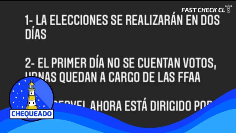 Lee más sobre el artículo (Imagen) Cuatro afirmaciones en redes sociales sobre las próximas elecciones y el Servel, “¿Qué puede salir mal”?: #Chequeado