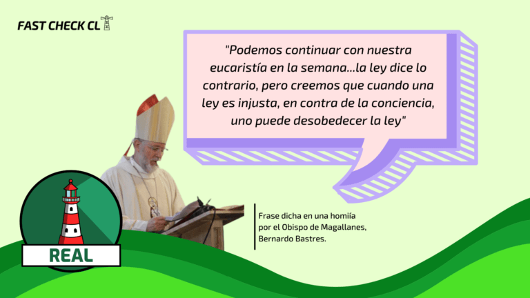 Lee más sobre el artículo Obispo Bernardo Bastres: “Podemos continuar con nuestra eucaristía en la semana…la ley dice lo contrario, pero creemos que cuando una ley es injusta, en contra de la conciencia, uno puede desobedecer la ley”: #Real