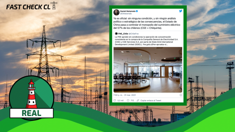 Lee más sobre el artículo “Ya es oficial… el Estado de China pasa a controlar el monopolio del suministro eléctrico del 57% de los chilenos”: #Real
