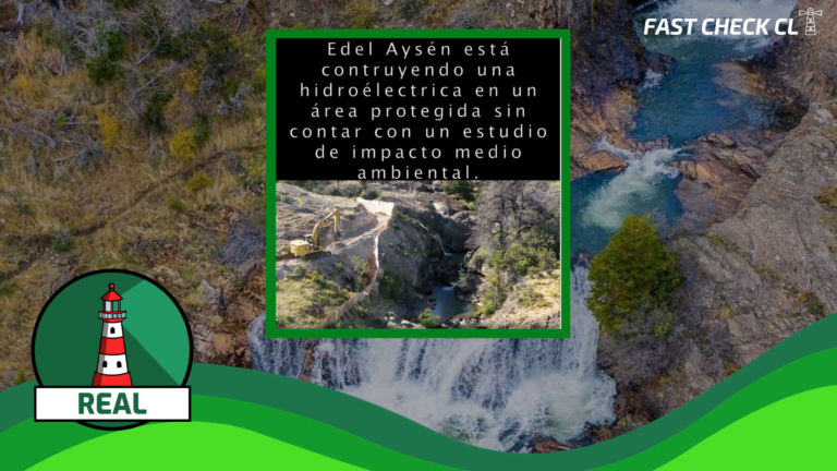 Lee más sobre el artículo (Video) La empresa Edelaysen está construyendo una central hidroeléctrica sin un estudio de impacto ambiental: #Real