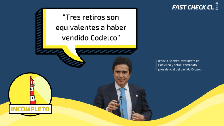 Lee más sobre el artículo “Tres retiros son equivalentes a haber vendido Codelco”: #Incompleto