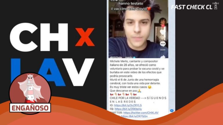 Lee más sobre el artículo Michele Merlo se ofreció como voluntario para probar la vacuna Covid y murió de una hemorragia cerebral: #Engañoso