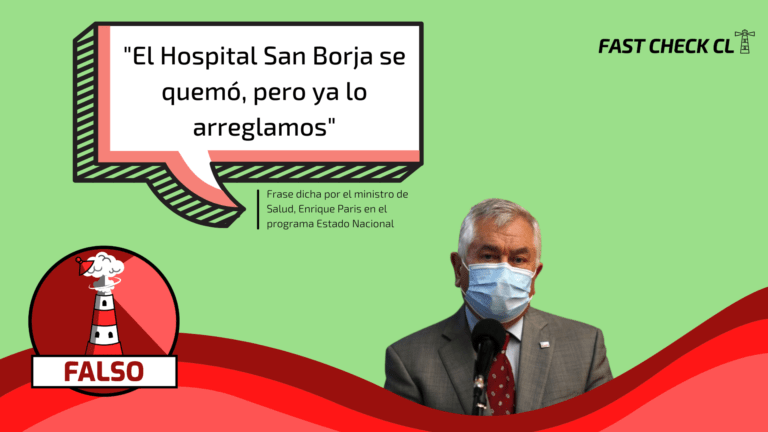 Lee más sobre el artículo “El Hospital San Borja se quemó, pero ya lo arreglamos”: #Falso