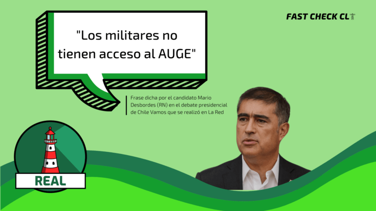 Lee más sobre el artículo “Los militares no tienen acceso al AUGE”: #Real