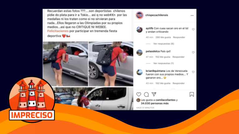 Lee más sobre el artículo (Imagen) Deportistas chilenas pidiendo plata para ir a los Juegos Olímpicos de Tokyo 2021: #Impreciso