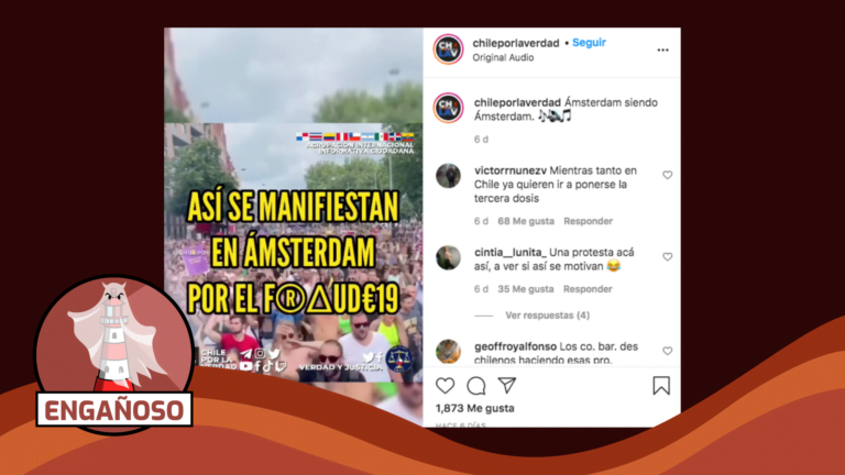 Lee más sobre el artículo (Video) “Así se manifiestan en Ámsterdam por el fraude-19”: #Engañoso