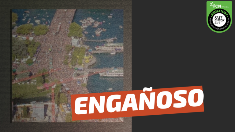 Lee más sobre el artículo (Imagen) “Manifestación contra el green pass el 1 de octubre en Trieste, Italia”: #Engañoso