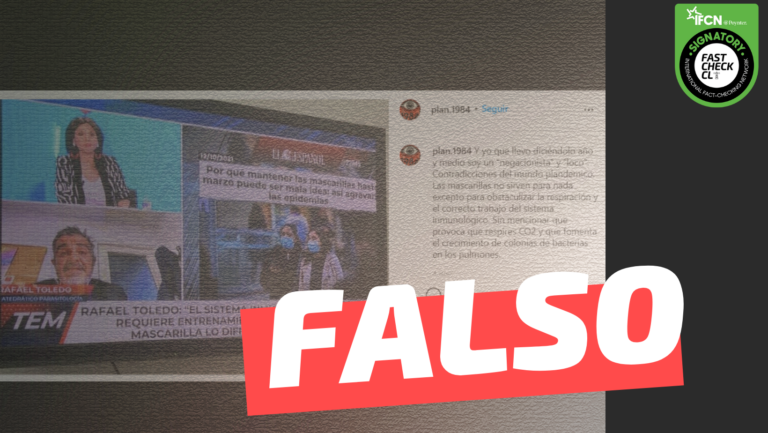 Lee más sobre el artículo “Las mascarillas provocan que respires CO2 y fomenta el crecimiento de colonias de bacterias en los pulmones”: #Falso